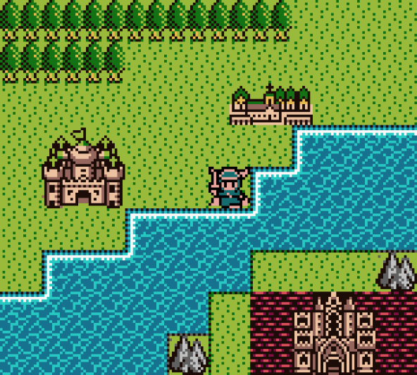 Dragon Warrior I castle view