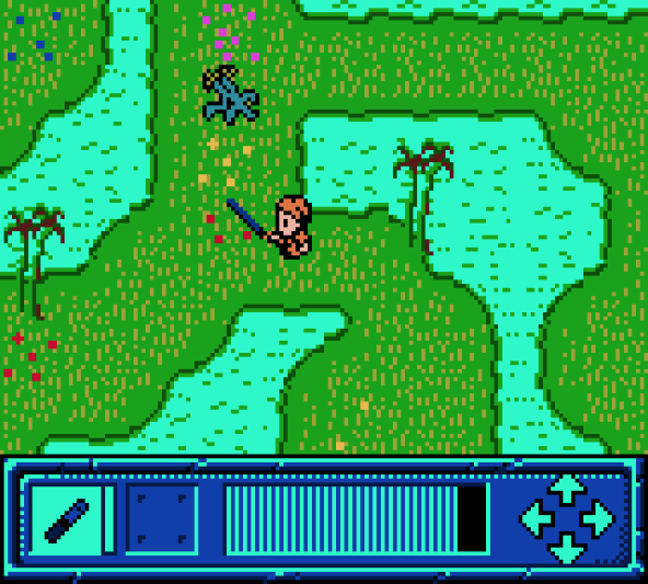 blue saber green planet