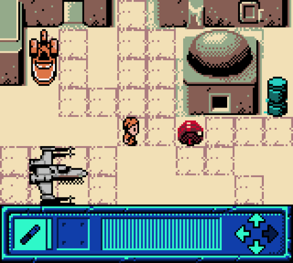 Luke Skywalker lands on Tatooine